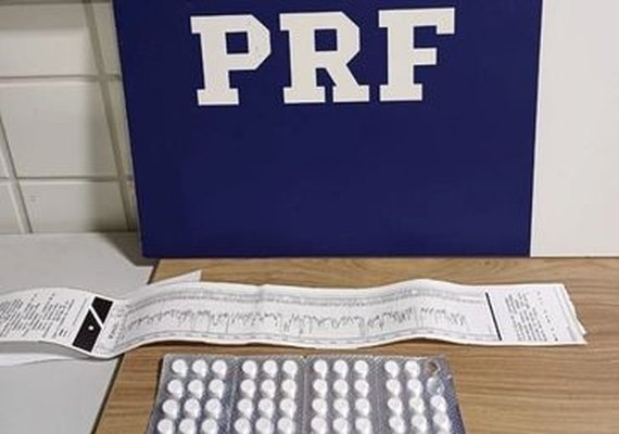 Motorista é flagrado com 58 comprimidos de anfetamina em Rio Largo