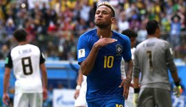 Recado para alguém? Neymar comemora gol com gesto ‘ceifador’