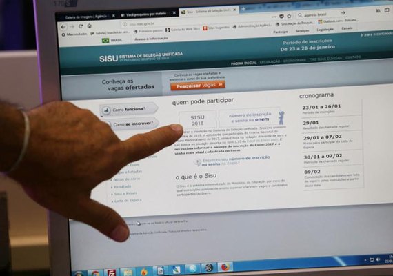 Termina hoje o prazo de inscrições para o Sisu