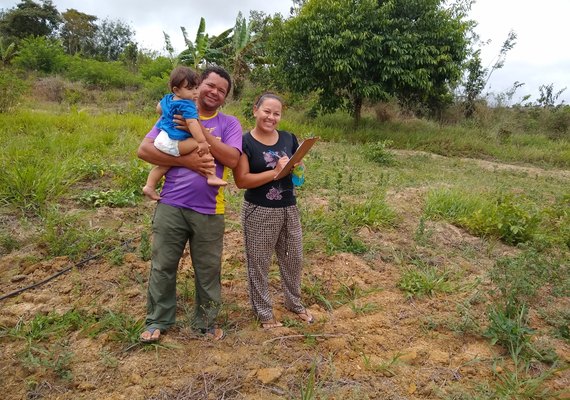 Agricultora familiar tem aumento de 375% na horta após acompanhamento social