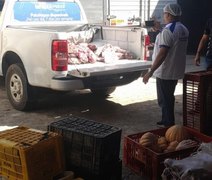 Vigilância Sanitária apreende 150 kg de carne no Canaã