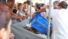 Feira do Peixe Vivo comercializa mais de 10 toneladas de pescado, segundo Seapa