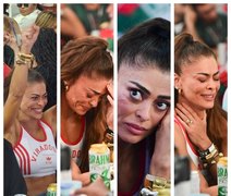 Juliana Paes se emociona com título da Viradouro