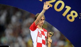 Croata Modric é eleito o melhor jogador da Copa do Mundo da Rússia