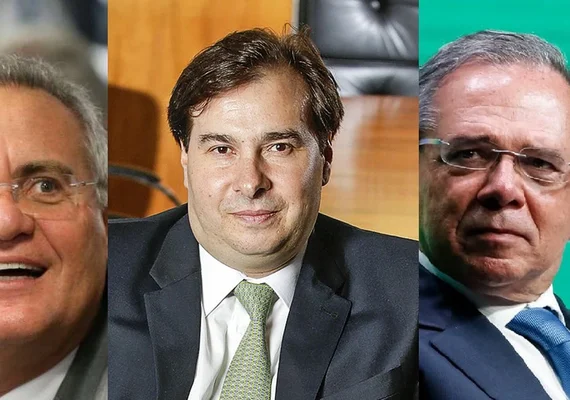 Renan promove reaproximação entre Guedes e Maia