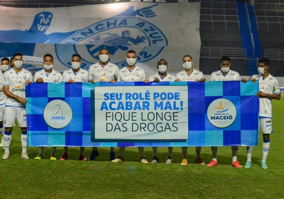 Clubes do futebol reforçam campanha de Prevenção às Drogas em Maceió
