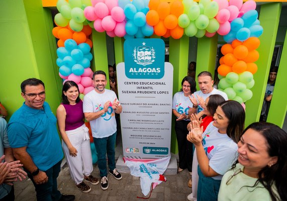 Governo de AL entrega 60ª Creche Cria e três sistemas de dessalinização em Major Izidoro
