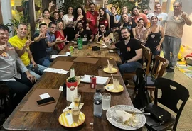 Jornalistas de Alagoas se reúnem em ato de apoio à reeleição de Lula
