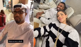 Após casamento de R$ 2,5 milhões, Davi Brito curte lua de mel em Dubai