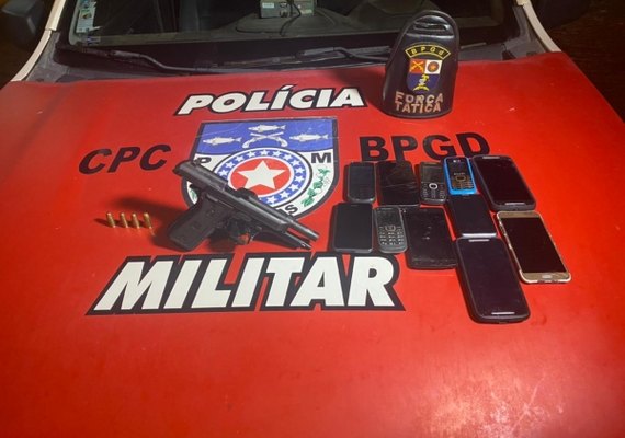 BPGd apreende arma de fogo dentro de residência do Village Campestre