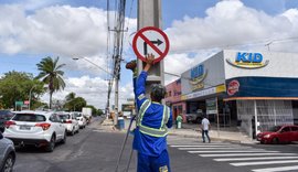 Novo contorno de quadra da Bomba do Gonzaga recebe sinalizações