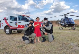 'Programa Melhor em Casa' realiza sonho de criança santanense acometida com tumor ósseo de conhecer Bombeiros e PM