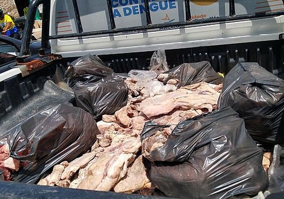 Vigilância Sanitária apreende 500kg de alimentos podres no Mercado da Produção