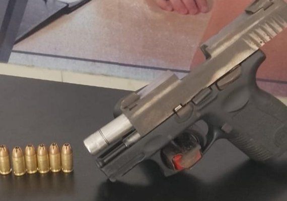 PM prende homem suspeito de ameaçar populares com arma de fogo no Clima Bom