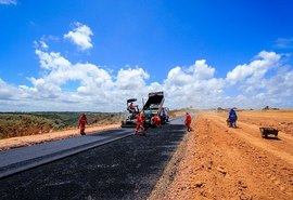 Pavimentações da Ecovia Norte recebem mais 600 metros de asfalto