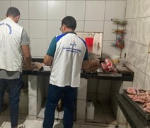 Vigilância Sanitária apreende 90 kg de carne estragada em Maceió
