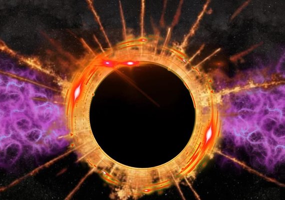 Matéria escura em decaimento pode explicar buracos negros gigantes