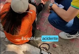 Mulher fica até 45 dias sem trabalhar após acidente com patinete em Maceió