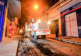 Ruas do centro de Maceió recebem recapeamento