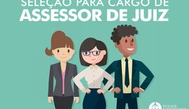 Juíza de Anadia realiza seleção para assessor