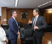 Com Haddad, governador discute Plano de Investimentos Federais em Alagoas