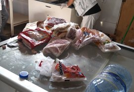 Fiscalização da Vigilância Sanitária apreende mais de mil quilos de carne vencidos