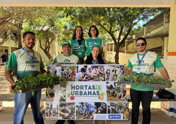 Secretaria de Estado do Meio Ambiente inaugura mais duas hortas urbanas em Alagoas