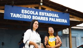 Secretária visita escola afetada pelas chuvas em São Miguel dos Campos