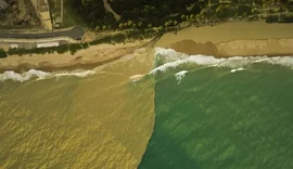 Obras desviam rio por 1,4 km e criam situação inédita no litoral de Maceió