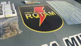 Homem tenta fugir da PM e é preso com maconha e cartelas de Rohypnol