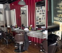 Barbearia é arrombada em Maceió e proprietário relata prejuízo de R$ 40 mil