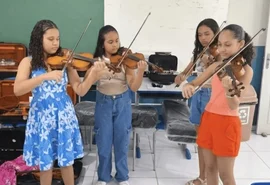 Orquestra feminina amplia acesso à música clássica em Taquarana