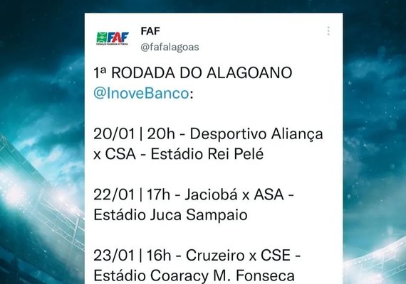 1ª rodada do Alagoano 2022 continua neste fim de semana