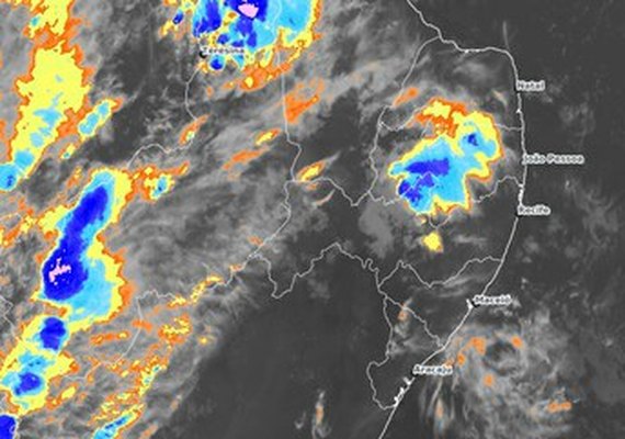 Semarh emite Aviso Meteorológico para pancadas de chuvas com raios e rajadas de vento