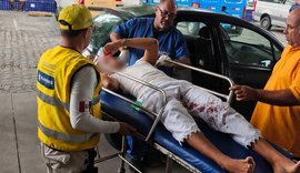 Ronda no Bairro escolta jovem baleado no Poço até o HGE