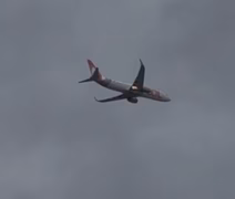 Motor de avião pega fogo após colidir com pássaro no Grande Recife