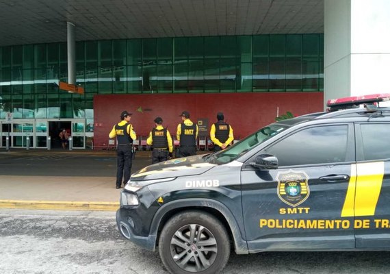 SMTT de Maceió inicia ações para segurança viária no Aeroporto Internacional Zumbi dos Palmares