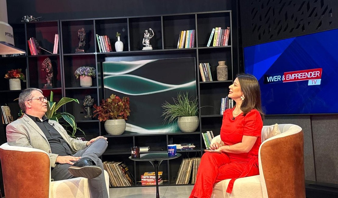 Claudio Gonçalves destaca empreendedorismo, inclusão e inovação no programa Viver e Empreender TV