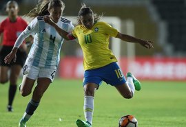 Brasil e Argentina voltam a se enfrentar na Copa América feminina nesta quinta (19)