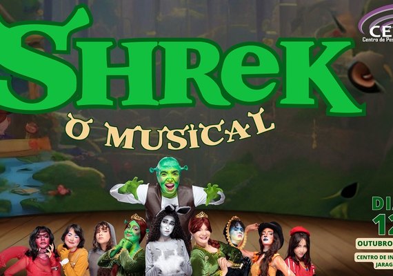 CEPEC apresenta espetáculo 'Shek - O Musical' no Dia das Crianças em Maceió