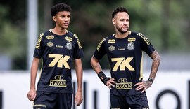 Robinho Jr. segue integrado ao elenco após polêmica com Neymar