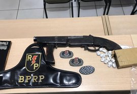 Suspeito de homicídio é preso com arma do crime