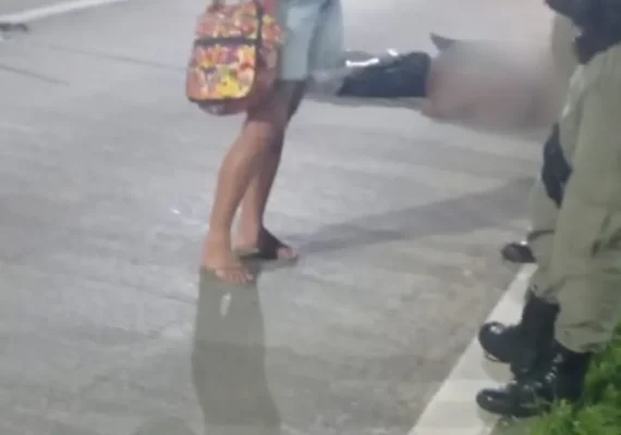 Homem morre atropelado no Tabuleiro do Martins; carro fica destruído após impacto