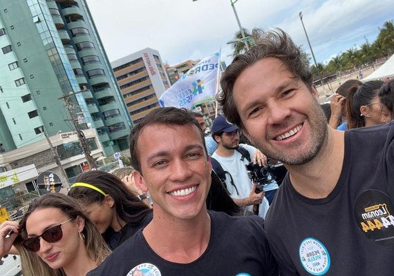 Pedro Vilela e delegado Leonam fazem ato em Maceió em defesa da causa animal e da ética na política