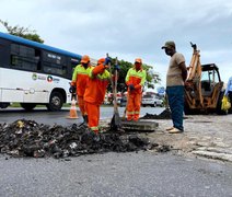 Ações de desobstrução da rede de drenagem são intensificadas na capital alagoana