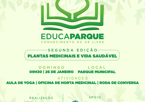 Parque Municipal recebe II EducaParque com yoga e oficina