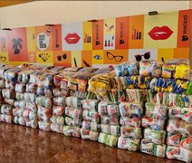 Alagoas Sem Fome recebe quase cinco toneladas de doações da Beauty & Hair