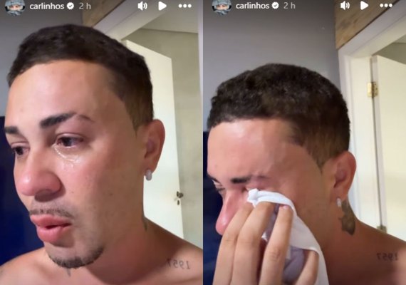 Aos prantos, Carlinhos Maia desabafa sobre seu reality show, “Rancho do Maia”