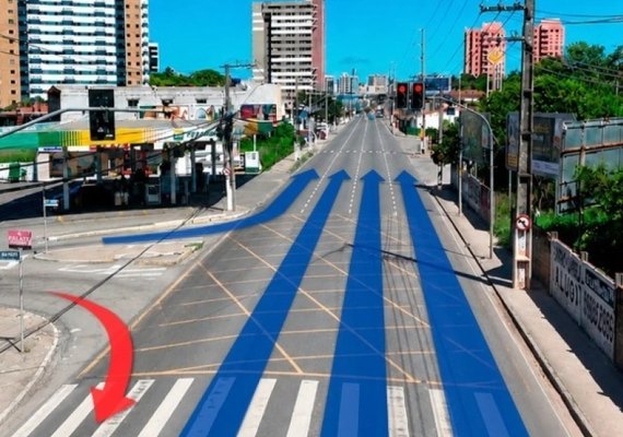 Avenida Gustavo Paiva terá novo trecho com mão única rumo ao Centro