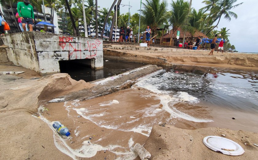 Análises em Laboratório confirmam lançamento de efluentes na orla de Maceió